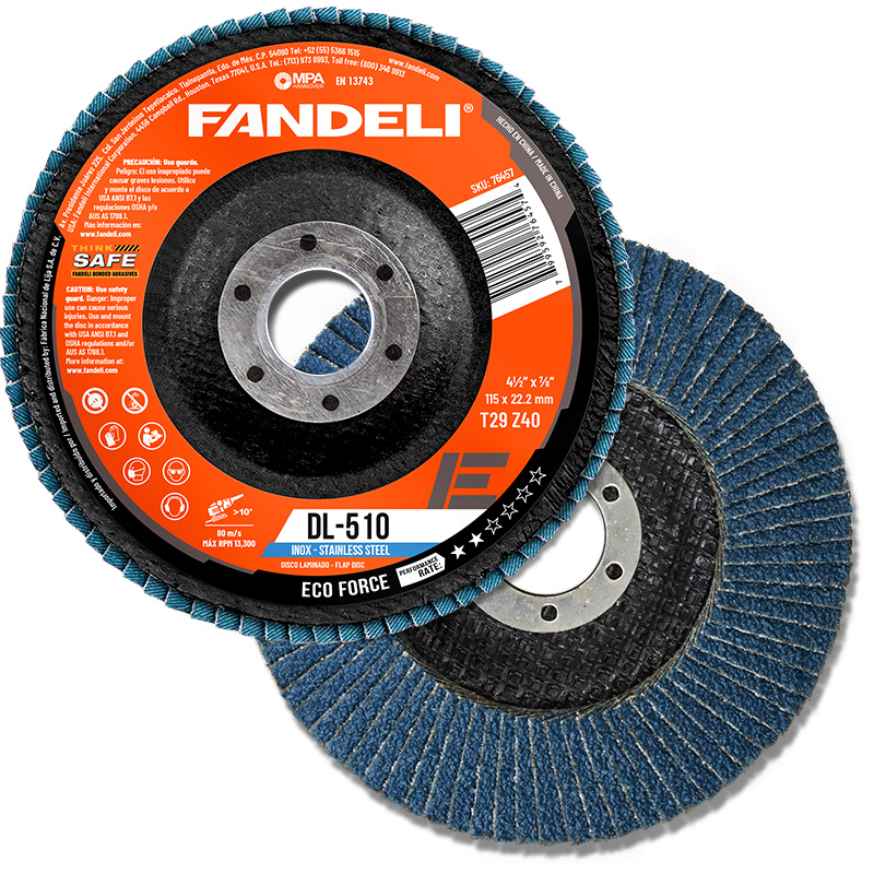DESCETE　5L Flap discs - FANDELI México