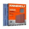Caja de lija para metal FANDELI J-73, útil para trabajos con lija para metal oxidado y limpieza de superficies